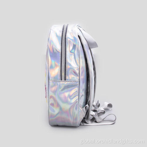 Laser Silver Alphabet Sequin Bag